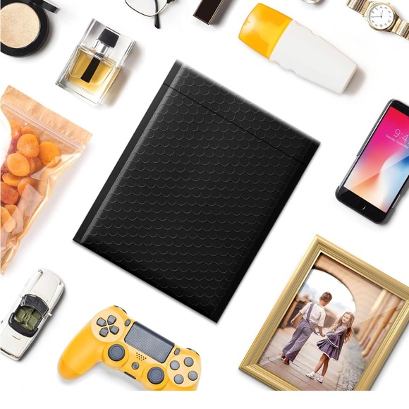 Black Bubble Mailers (50 pc) 6x9 Padded Waterproof Kraft Envelope Shipping - Picture 6 of 8